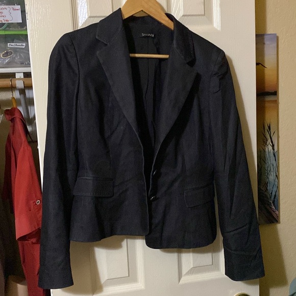 Short Charcoal Jacket size 10 Tahari - Picture 2 of 6